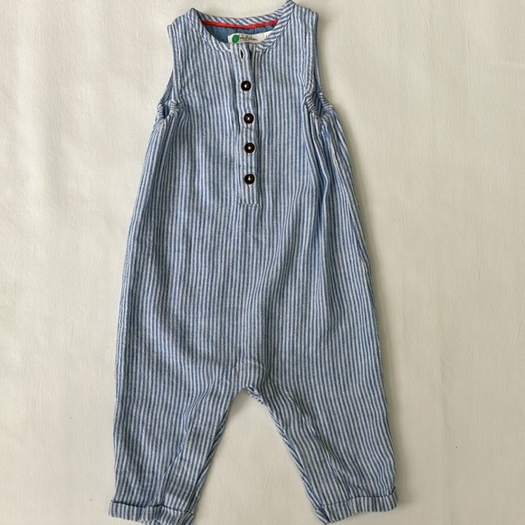 Baby Boden Linen Jumpsuit/Coveralls - Picture 2 of 8